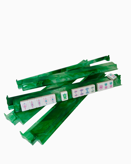 OH MY MAHJONG: Agate Rack and Pusher Set