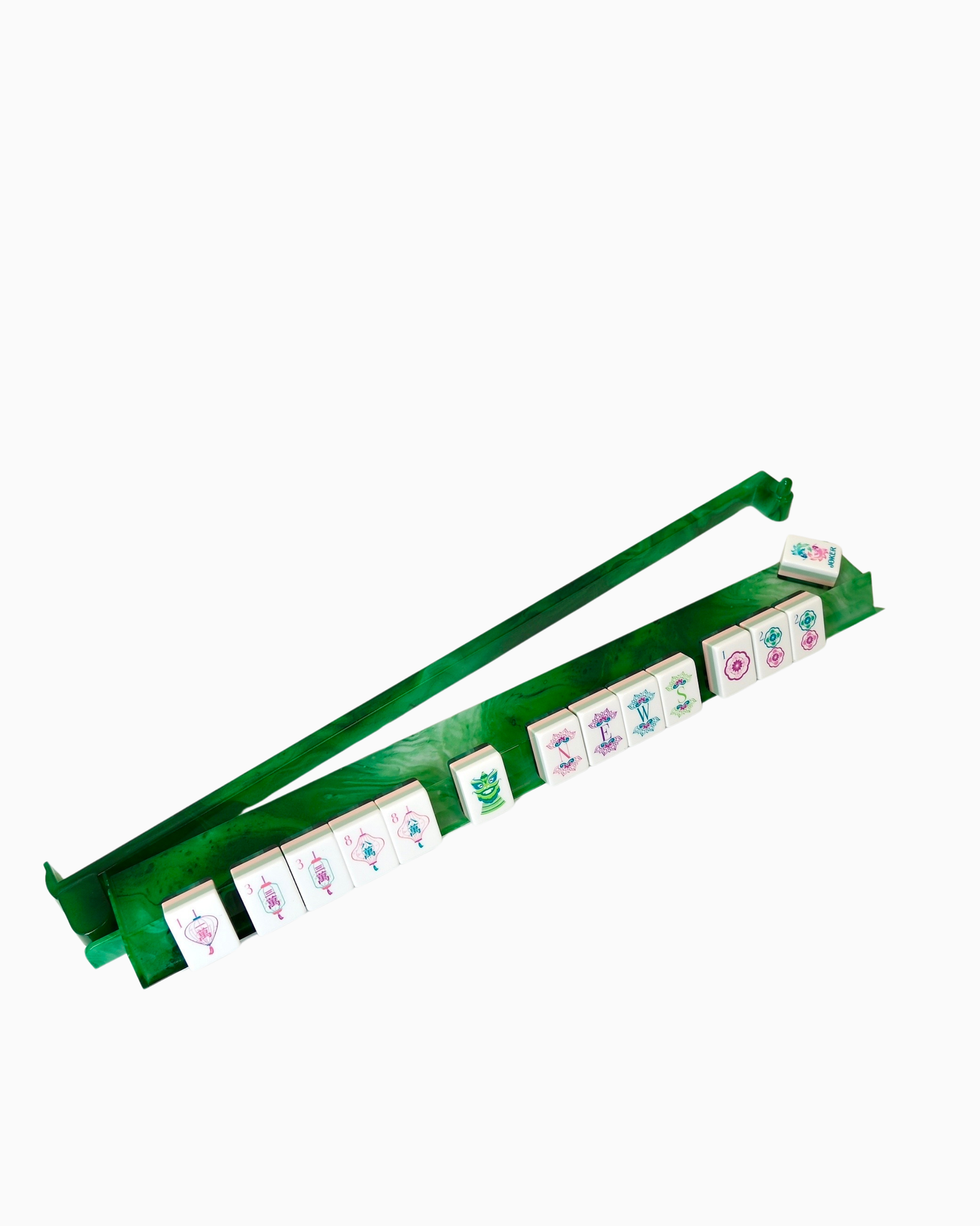 OH MY MAHJONG: Agate Rack and Pusher Set